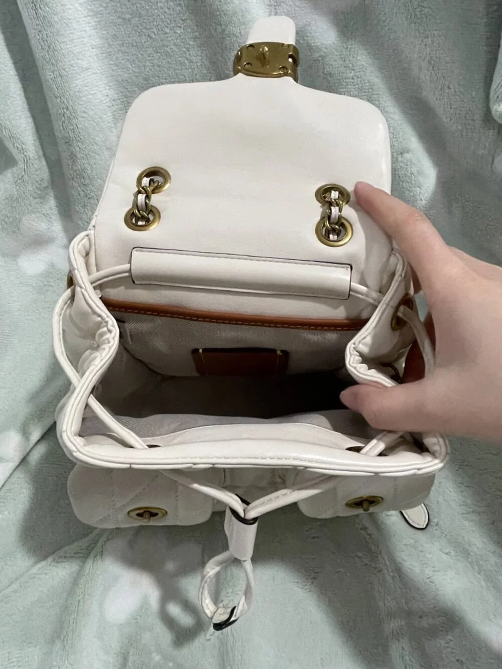 Coach Quilted Backpack